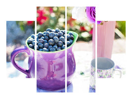 5-piece-canvas-print-sweet-blueberries