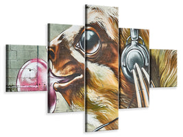3-piece-canvas-print-that39s-where-the-dog-rocks
