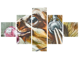 modern-4-piece-canvas-print-that39s-where-the-dog-rocks