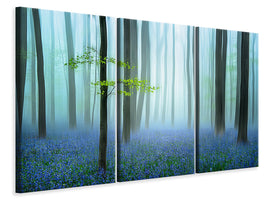 modern-3-piece-canvas-print-the-blue-forest