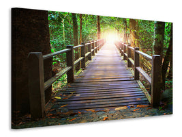 panoramic-canvas-print-the-bridge-in-the-forest