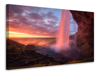 modern-4-piece-canvas-print-the-burning-falls