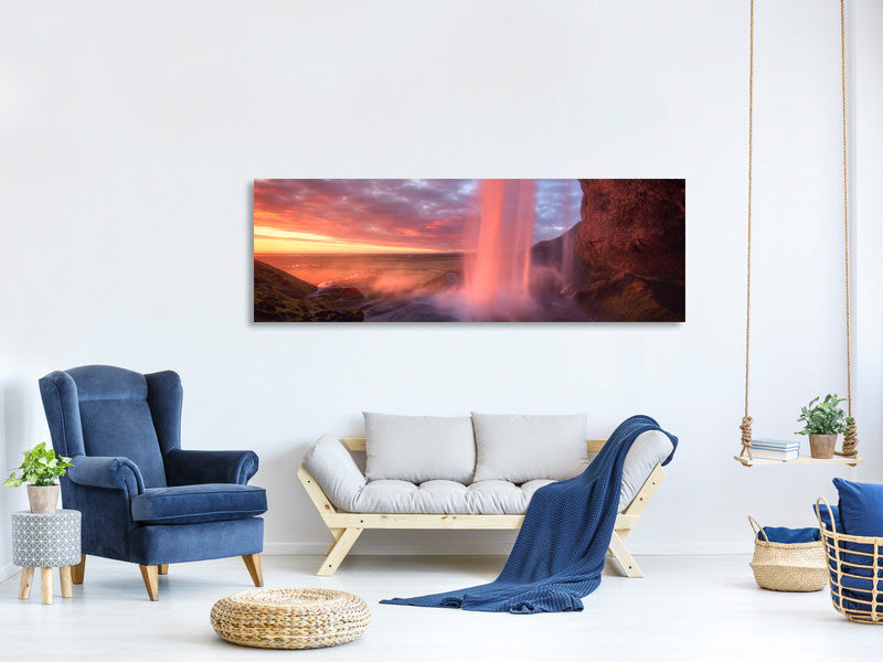 panoramic-3-piece-canvas-print-the-burning-falls