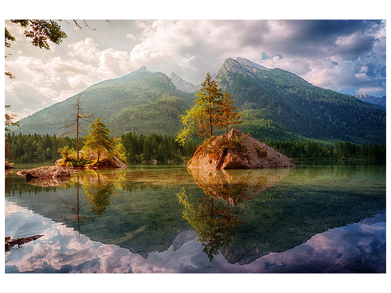3-piece-canvas-print-the-clear-mountain-lake