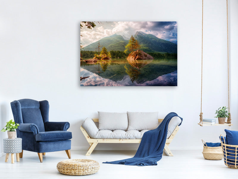 3-piece-canvas-print-the-clear-mountain-lake