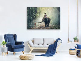 3-piece-canvas-print-the-elephant-at-work