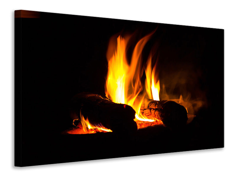 modern-4-piece-canvas-print-the-fireplace