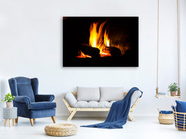 modern-4-piece-canvas-print-the-fireplace