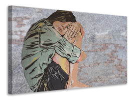 3-piece-canvas-print-the-girl-on-the-wall