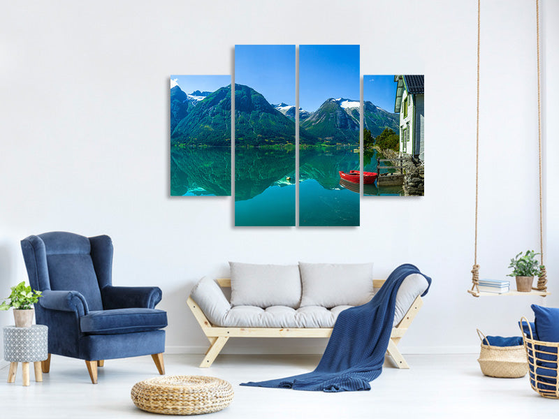 5-piece-canvas-print-the-glacier-lake