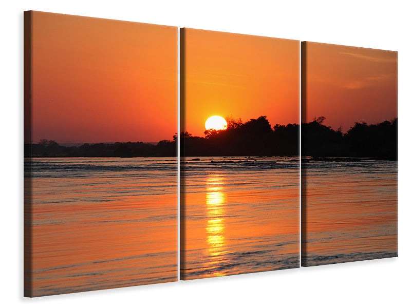 panoramic-3-piece-canvas-print-the-glowing-sunset
