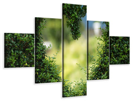 modern-4-piece-canvas-print-the-heart-in-the-hedge