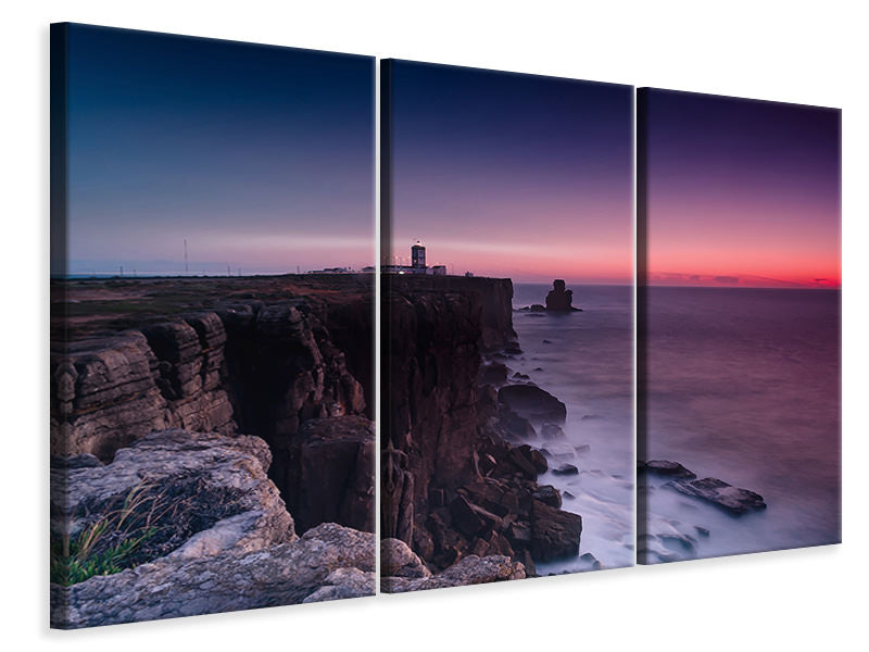 panoramic-canvas-print-the-lighthouse-at-dusk