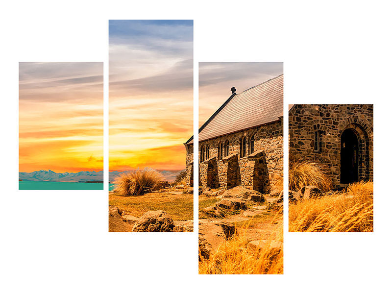 modern-3-piece-canvas-print-the-little-church