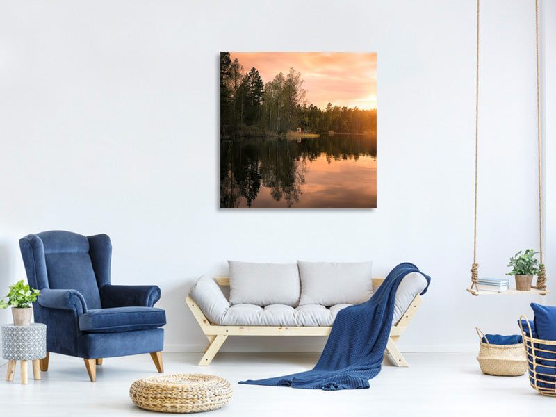 9-piece-canvas-print-the-little-red-house