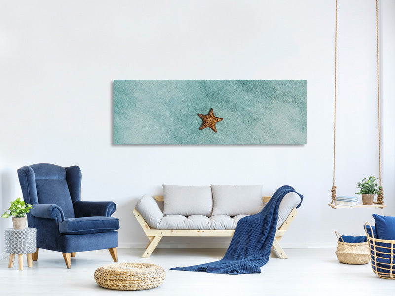 panoramic-3-piece-canvas-print-the-little-starfish