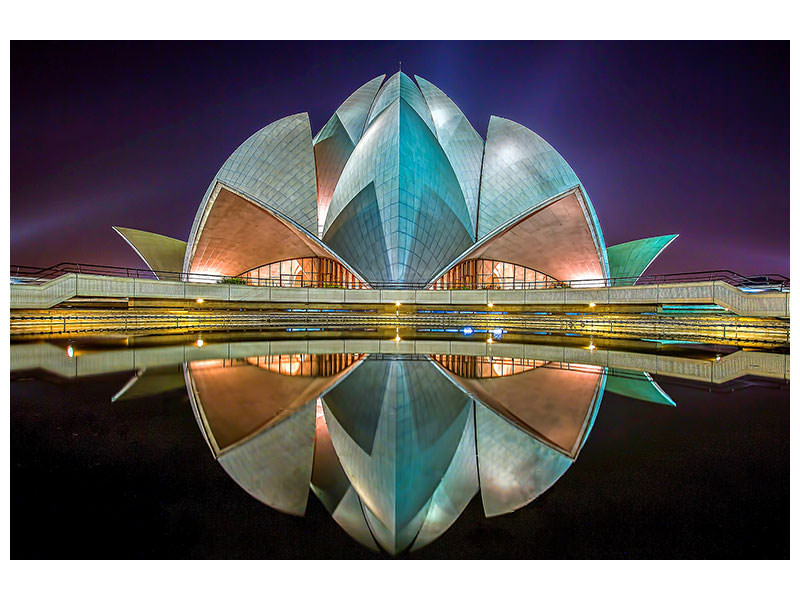 modern-4-piece-canvas-print-the-lotus-temple