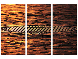 panoramic-3-piece-canvas-print-the-manhole-cover
