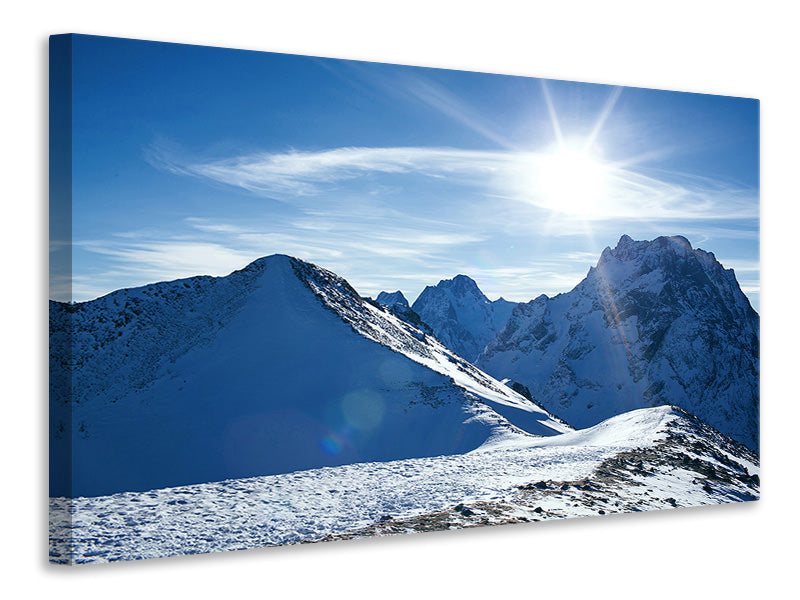 modern-4-piece-canvas-print-the-mountain-in-snow