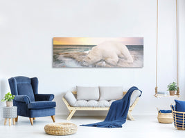 canvas-print-the-polar-bear-and-the-sea