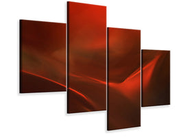 4-piece-canvas-print-the-red-valley