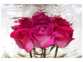 modern-4-piece-canvas-print-the-rose-reflection
