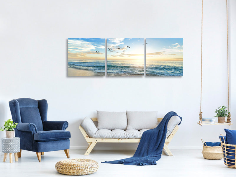 5-piece-canvas-print-the-seagulls-and-the-sea-at-sunrise