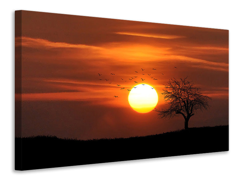 panoramic-3-piece-canvas-print-the-sunset-on-the-horizon