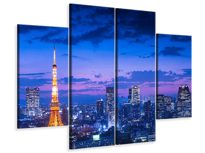 panoramic-3-piece-canvas-print-tokyo-night-view