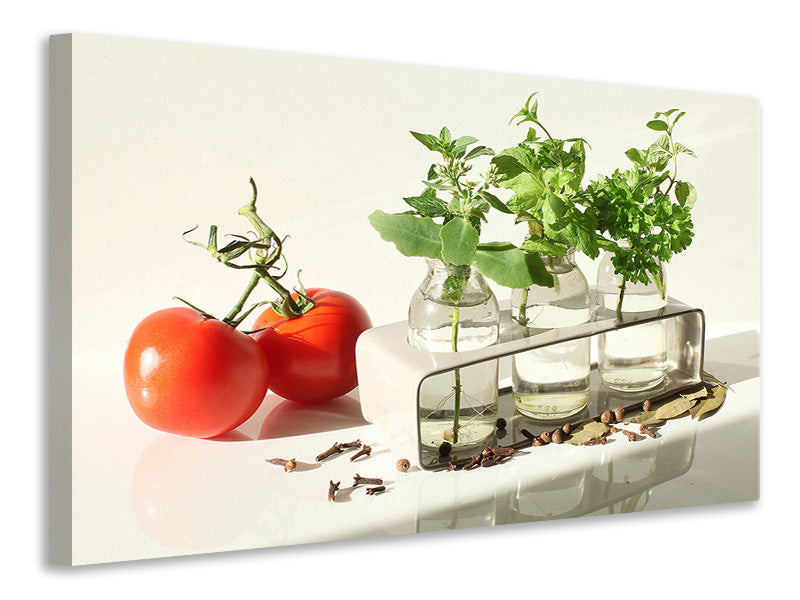 modern-4-piece-canvas-print-tomatoes-and-herbs