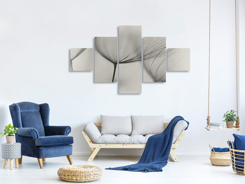 panoramic-3-piece-canvas-print-tragopogon