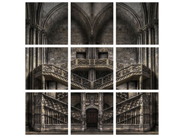 4-piece-canvas-print-tribute-to-escher