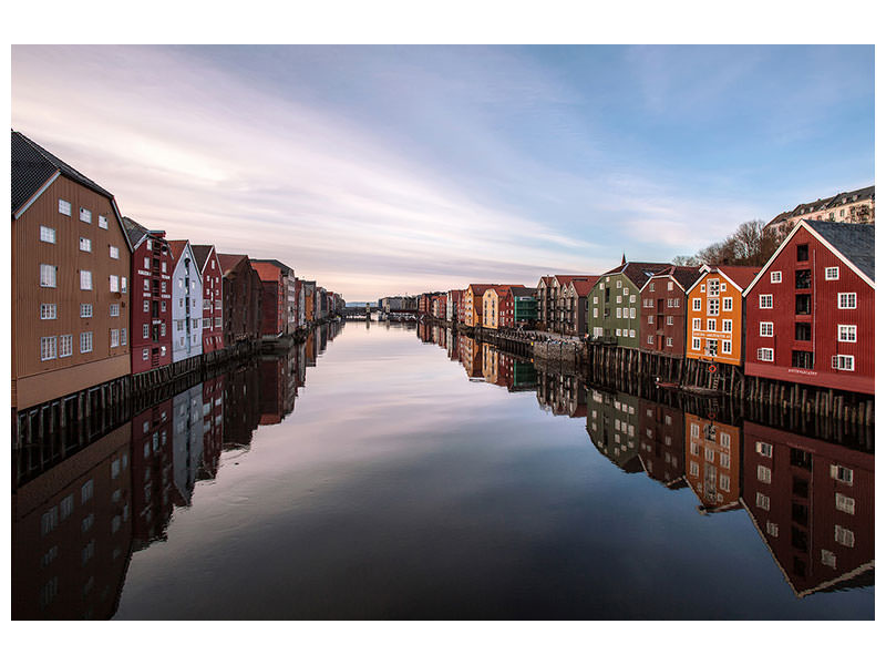 4-piece-canvas-print-trondheim-norway
