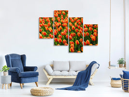 modern-3-piece-canvas-print-tulip-field-in-orange