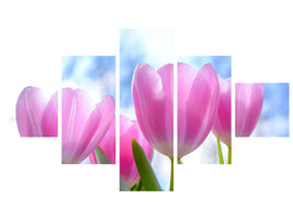 panoramic-canvas-print-tulips-in-nature