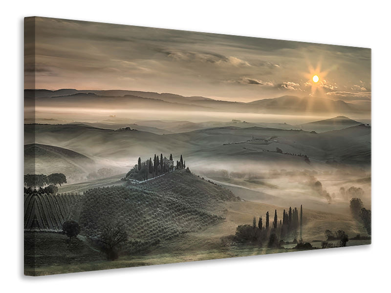 panoramic-canvas-print-tuscan-morning