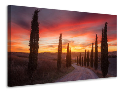 panoramic-canvas-print-tuscany-sunset