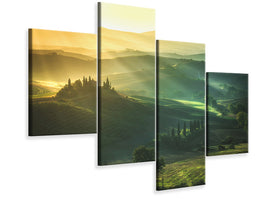 panoramic-3-piece-canvas-print-tuscany-val-dorcia-sunrise