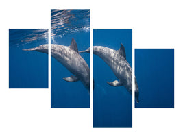 modern-3-piece-canvas-print-two-bottlenose-dolphins