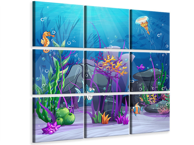 canvas-print-underwater-treasure-hunt