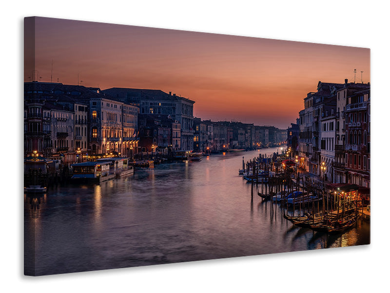 panoramic-3-piece-canvas-print-venice-grand-canal-at-sunset