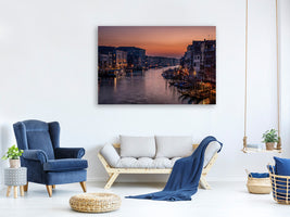 panoramic-canvas-print-venice-grand-canal-at-sunset