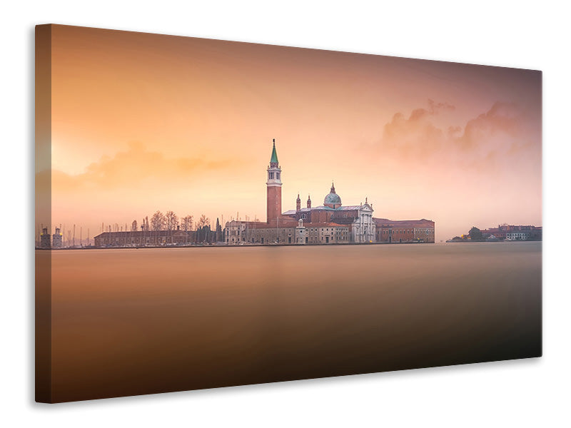 panoramic-3-piece-canvas-print-venice-pink-sunrise