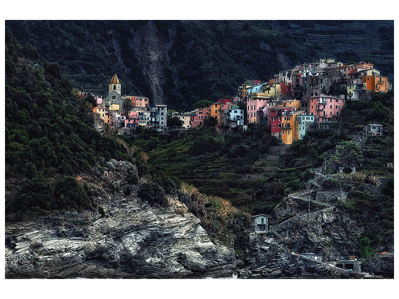3-piece-canvas-print-village-on-the-rocks