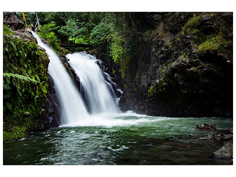 panoramic-canvas-print-waterfall-in-the-evening-light