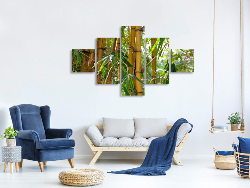 modern-4-piece-canvas-print-wild-bamboo