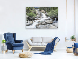 4-piece-canvas-print-wild-waterfall-in-the-forest