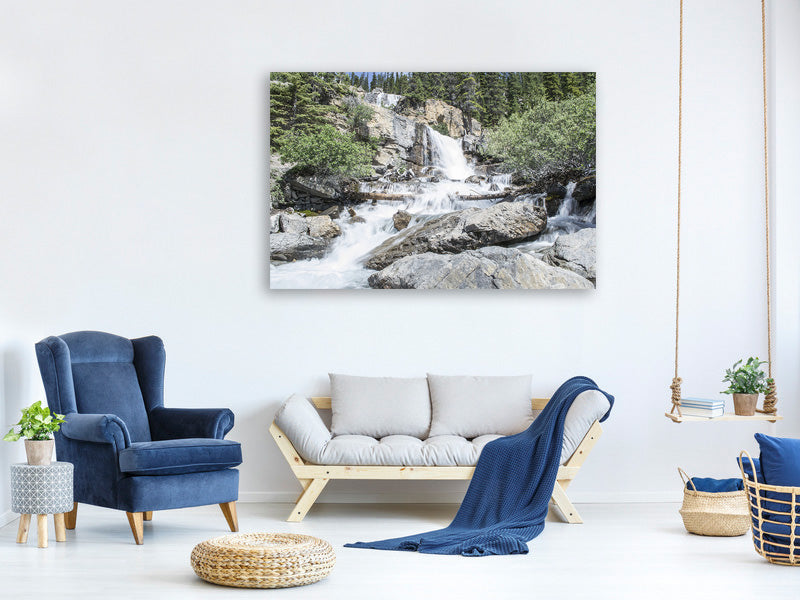 3-piece-canvas-print-wild-waterfall-in-the-forest