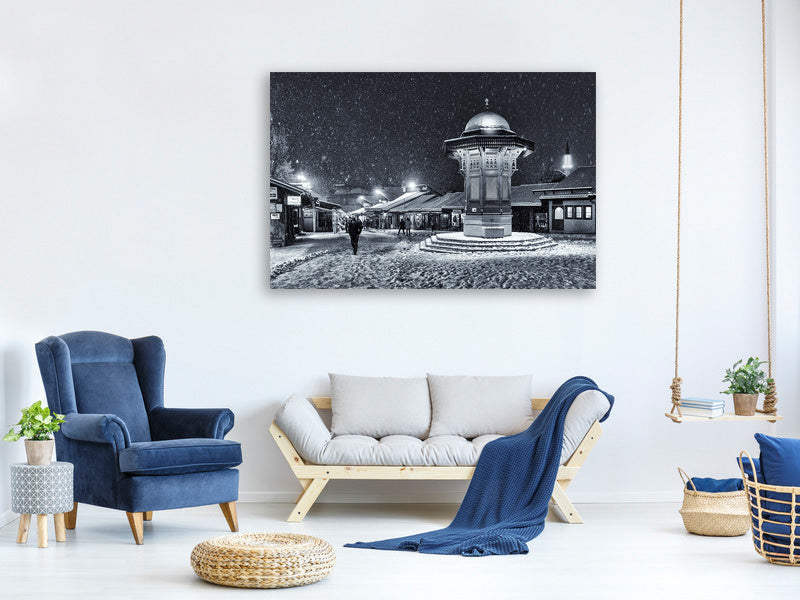 4-piece-canvas-print-winter-in-sarajevo