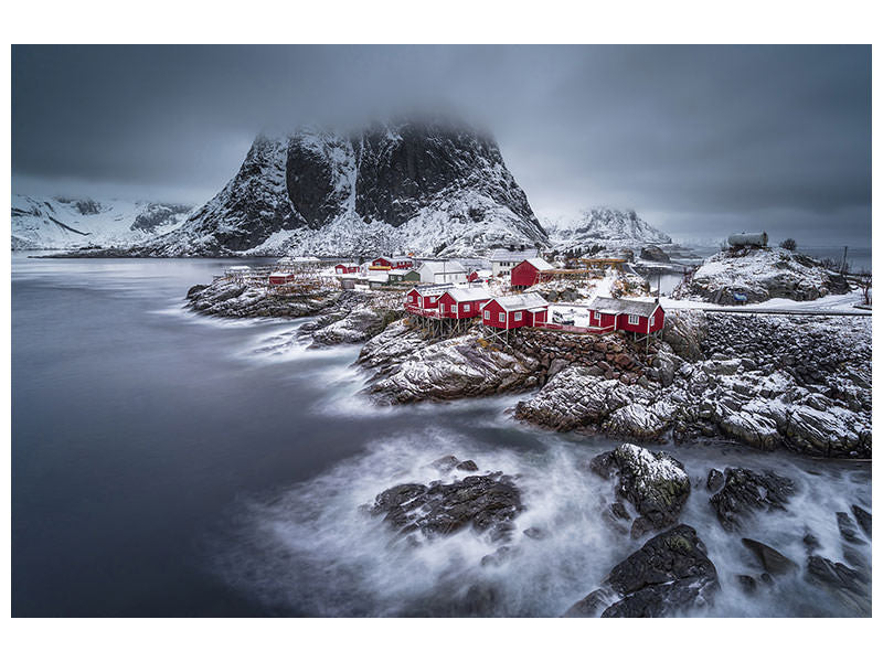 4-piece-canvas-print-winter-lofoten-islands